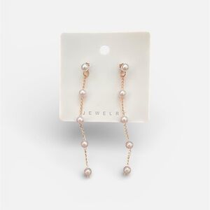 Elegant Pearl Drop Earrings